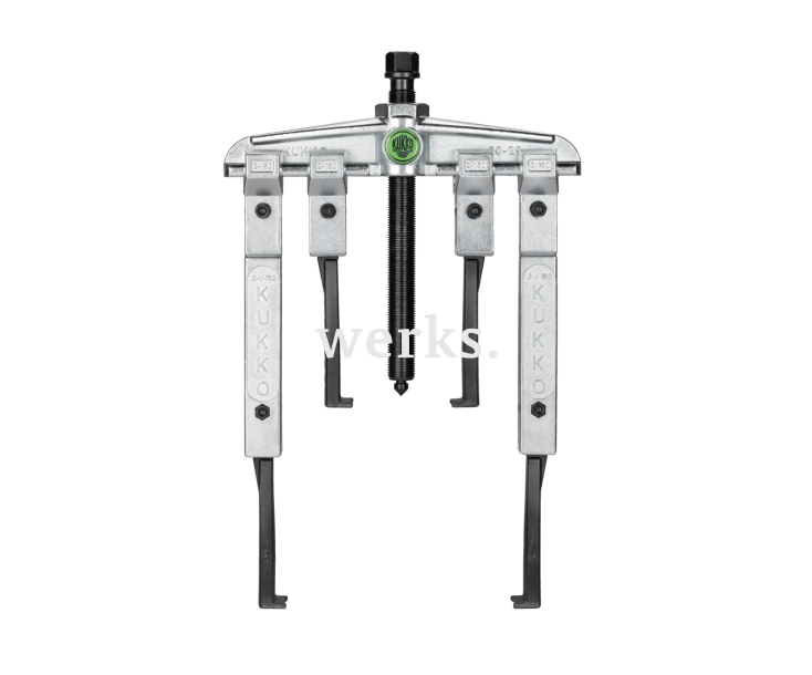 Универсальный двухзахватный съёмник с узкими захватами,  в наборе KUKKO 20-20-SP