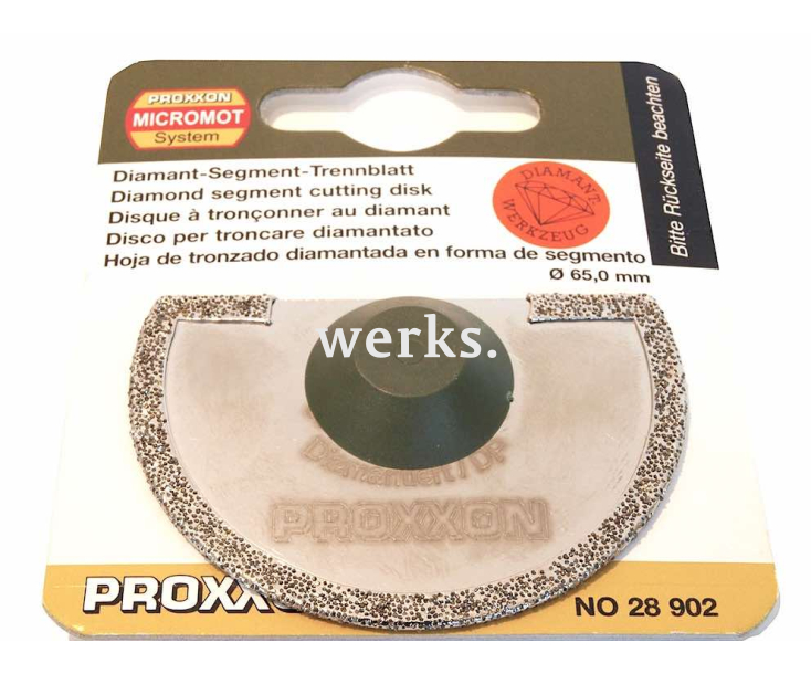 Отрезной диск алмазный для шлифмашины OZI/Е Proxxon Ø 65 мм 28902