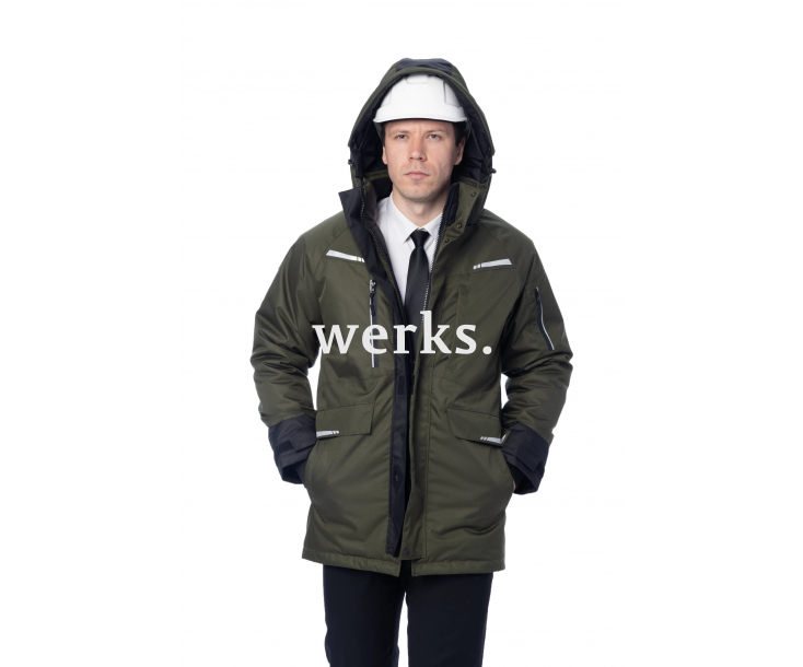 Зимняя куртка-парка Brodeks KW215 хаки (4XL)