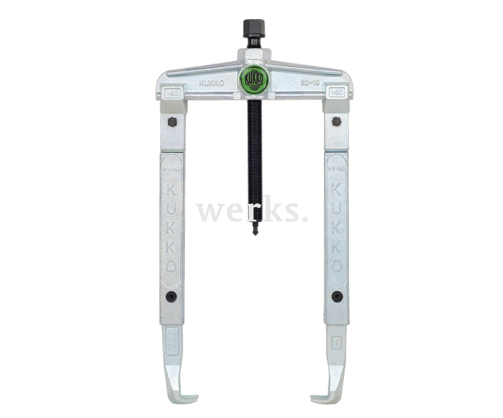Универсальный двухзахватный съёмник с удлинёнными захватами KUKKO 20-10-25