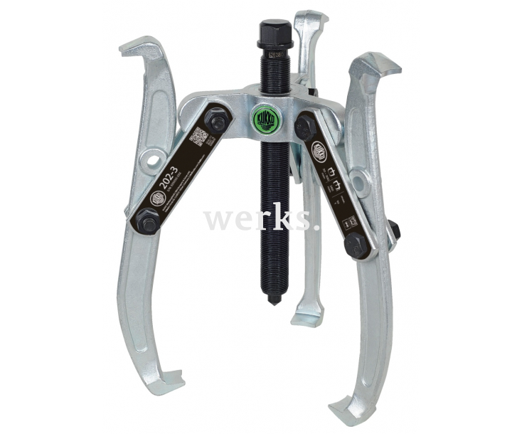 Универсальный трёхзахватный съёмник с разворотными захватами KUKKO 202-3