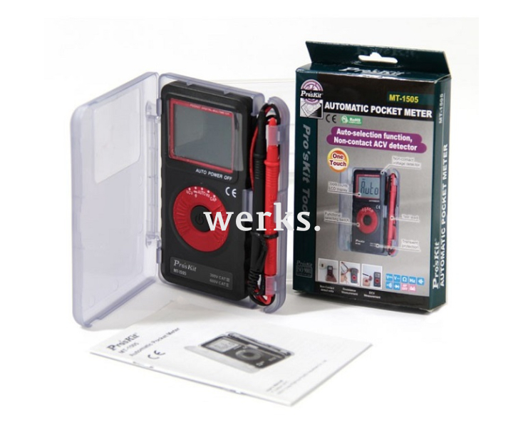 Мультиметр с детектором напряжения ProsKit MT-1505