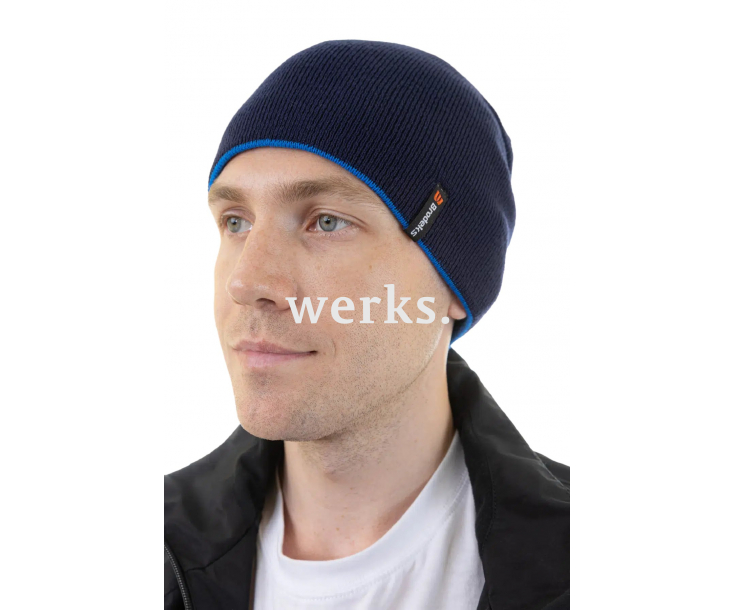 Шапка Brodeks Light Bicolor синий синий