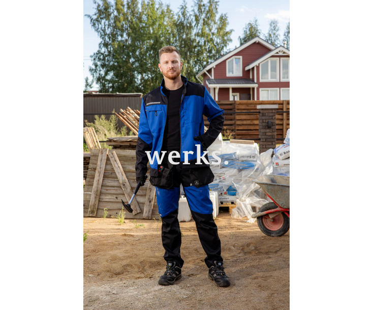 Брюки Brodeks KS334 синий/черный (50)