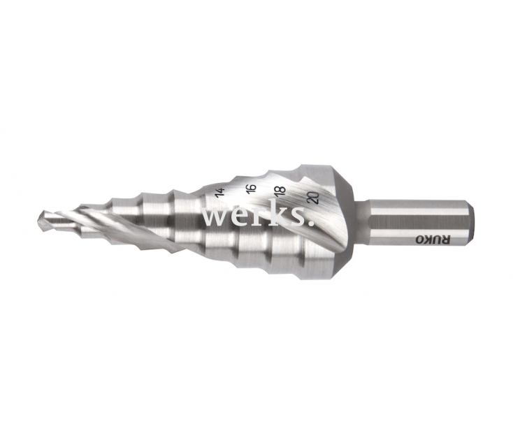 Сверло по металлу 9-ступенчатое Ruko HSS 4-20 х 75 мм 101051