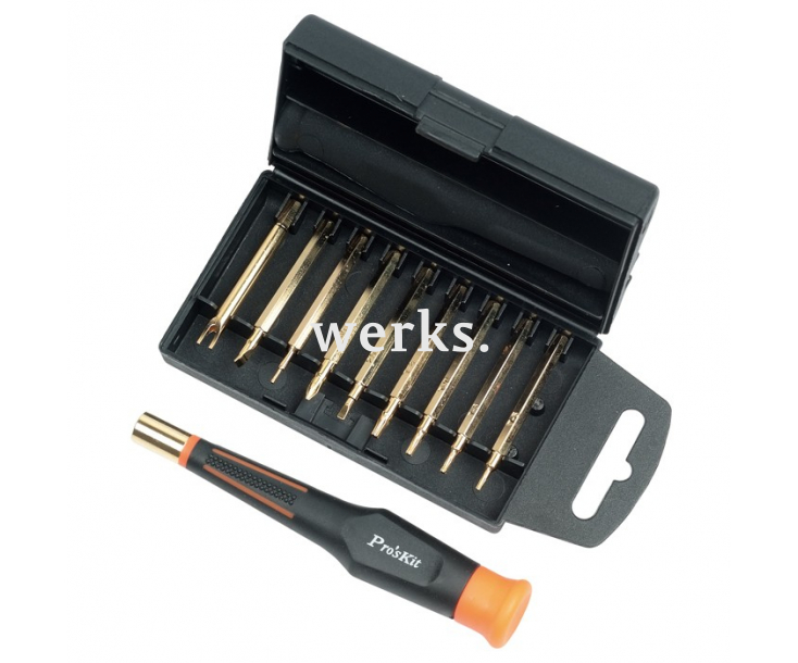 Отвертка с битами ProsKit 8PK-6182 для электроники