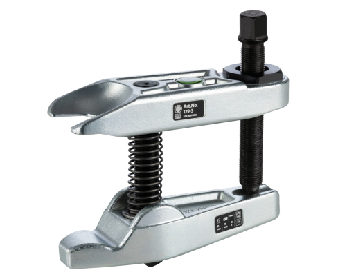 Съёмник шаровых шарниров рычажный, для среднетоннажных грузовиков, автобусов и строительной техники KUKKO 129-3