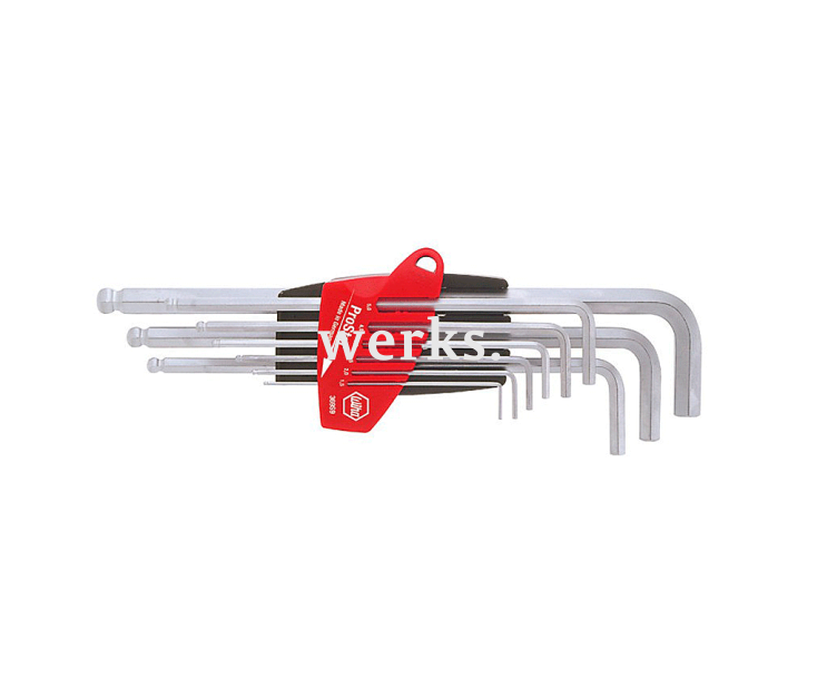 Набор шестигранных штифтовых ключей со сферической головкой Wiha ProStar 369 S9 07185 9 предметов