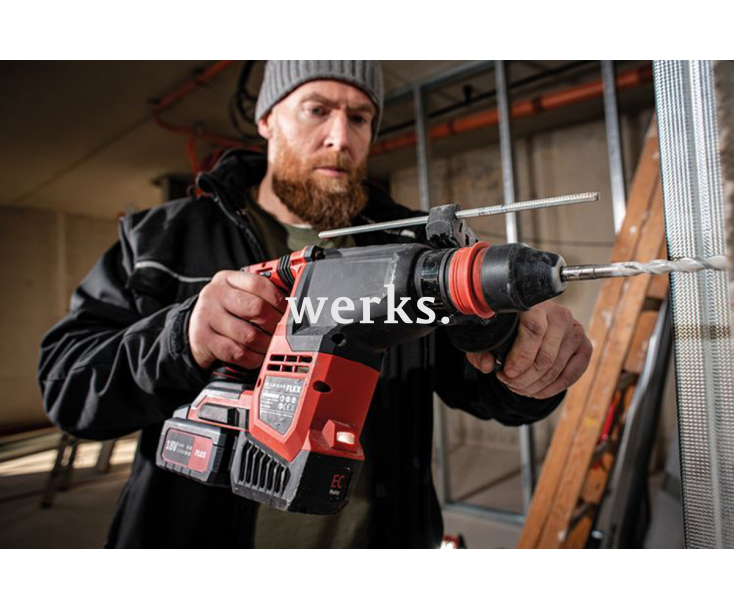 Комбинированный аккумуляторный перфоратор 18 В CHE 2-26 18.0-EC C Flex 491314