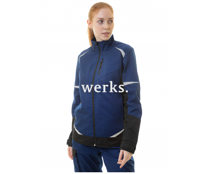 Женская рабочая куртка Brodeks KS228 синий/черный (S)