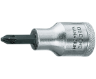 Головка торцевая с отверточной вставкой 1/2
