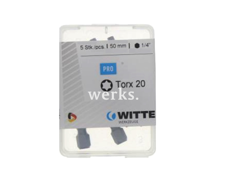 Набор бит TORX T20х50 мм Witte 429605200 5 шт.
