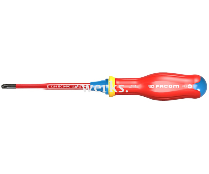 Отвертка диэлектрическая XENO SL/PZ2x125 мм Facom ATDB2x125TVE