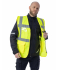 Сигнальный жилет Brodeks KM122 желтый (XXXL)