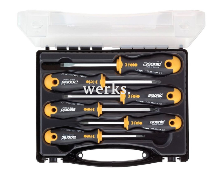 Набор отверток Felo Ergonic SL PH PZ в кейсе 6 предметов 40010636