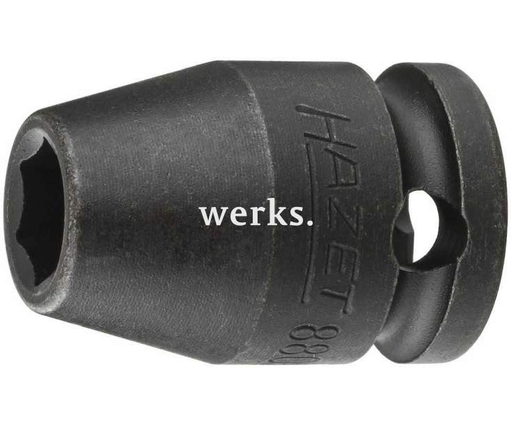 Торцовая головка ударная 3/8" 880S 10 мм Hazet 880S-10