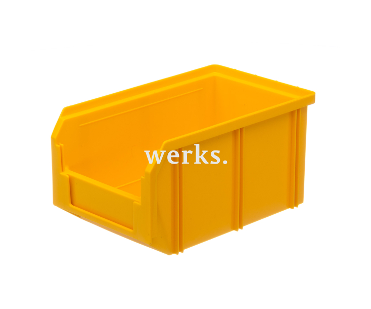Пластиковый ящик Стелла-техник V-2-желтый 234х149х121мм, 3,8 литра