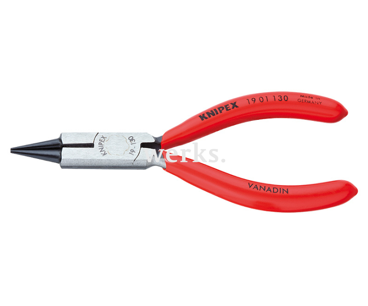 Круглогубцы с режущей кромкой (круглогубцы ювелира) Knipex KN-1901130