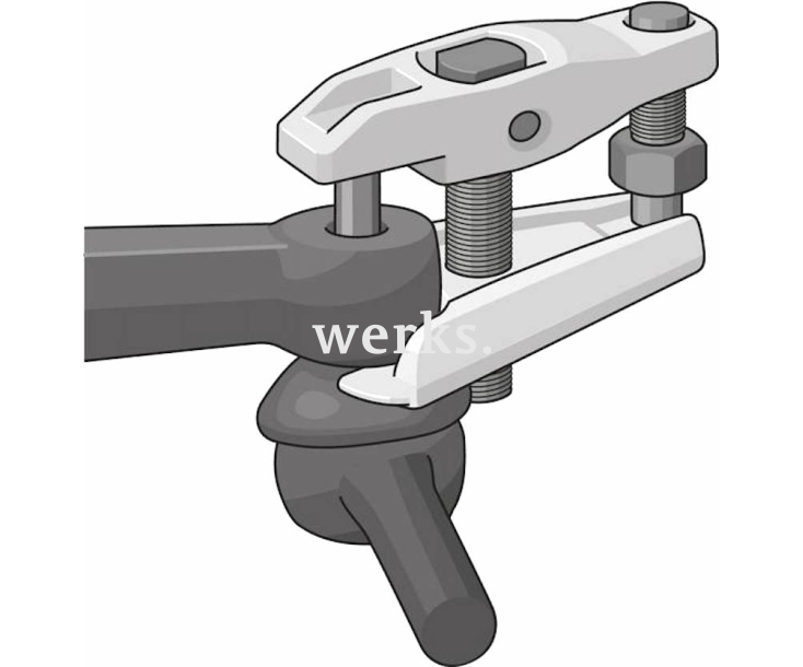 Съемник шаровых шарниров универсальный 1.73/1 65x23 мм Gedore 8030810