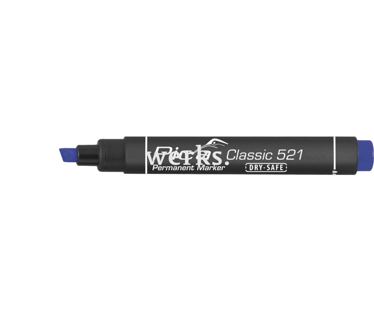 Маркер перманентный синий Dry-Safe Pica 521/41