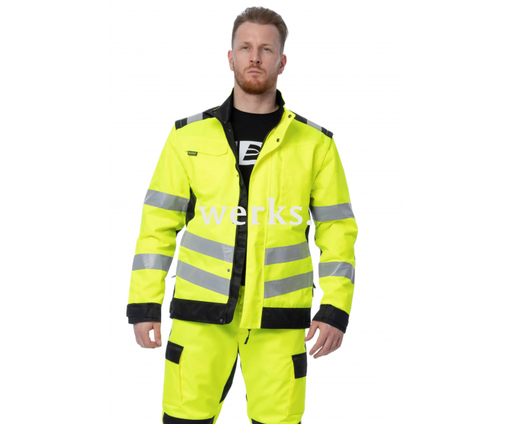 Сигнальная куртка Brodeks KS225 желтый/черный (XXXL)