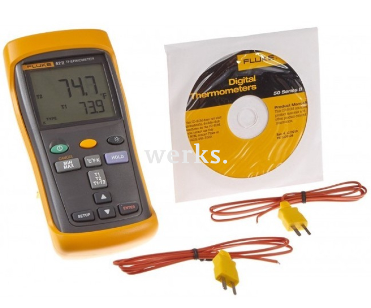 Термометр цифровой Fluke 52 II 3821096 (50 Гц)