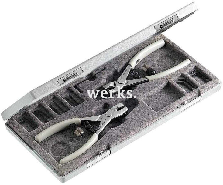 Набор щипцов для стопорных колец 15 предметов Facom 470.MT