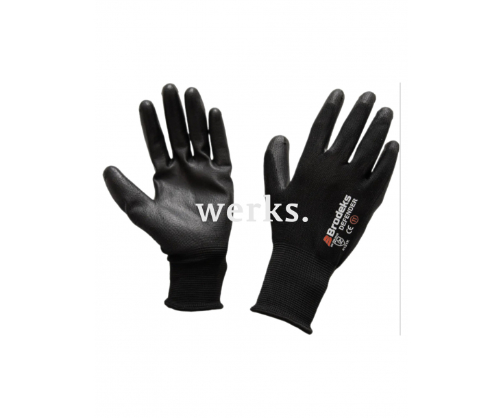 Рабочие перчатки с полиуретановым покрытием Brodeks Defender G-11 3 пары (9)
