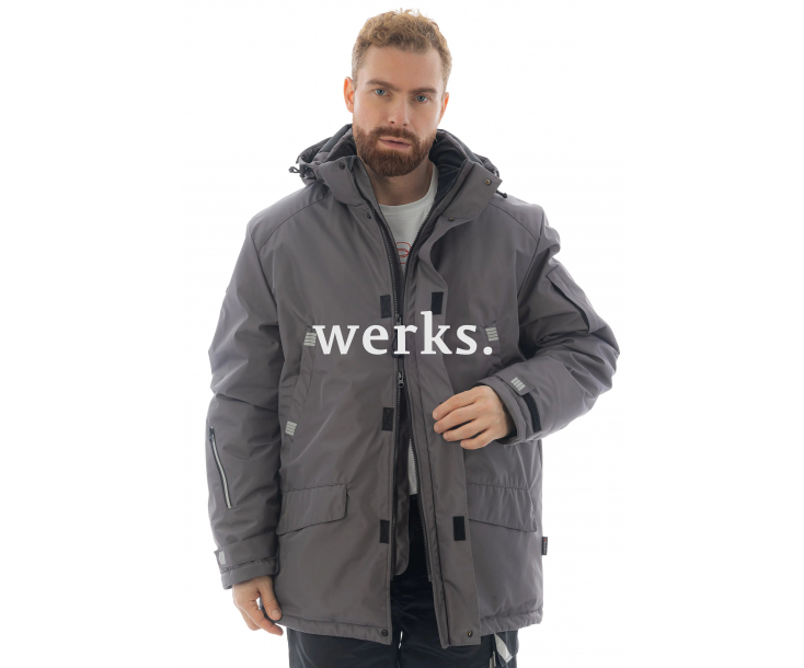 Зимняя куртка-парка Brodeks KW204 серый (XL)