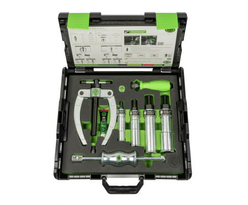 Набор для демонтажа шарикоподшипников с контропорой и обратным молотком KUKKO K-22-B