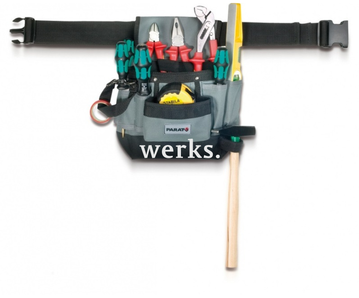 Сумка поясная одинарная большая для инструмента 300 х 200 х 100 Parat PA-5990814999