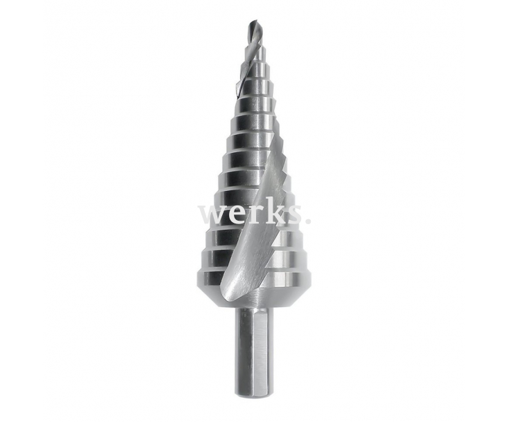 Сверло ступенчатое по металлу 6-28,3мм HSS-G 8 ступ. Bucovice Tools 645020
