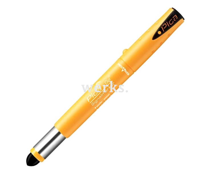 Маркер сигнальный толстый Pica-Gel черный 8083