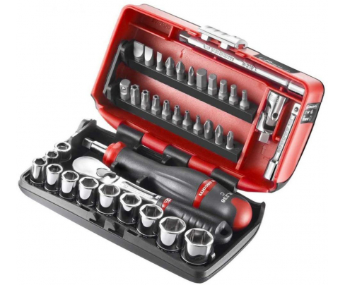 Набор бит и торцевых головок 38 предметов Facom RL.NANO-U1