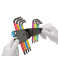 Набор Г-образных ключей TORX Wera 967/9 TX Multicolour HF 1 WE-024179