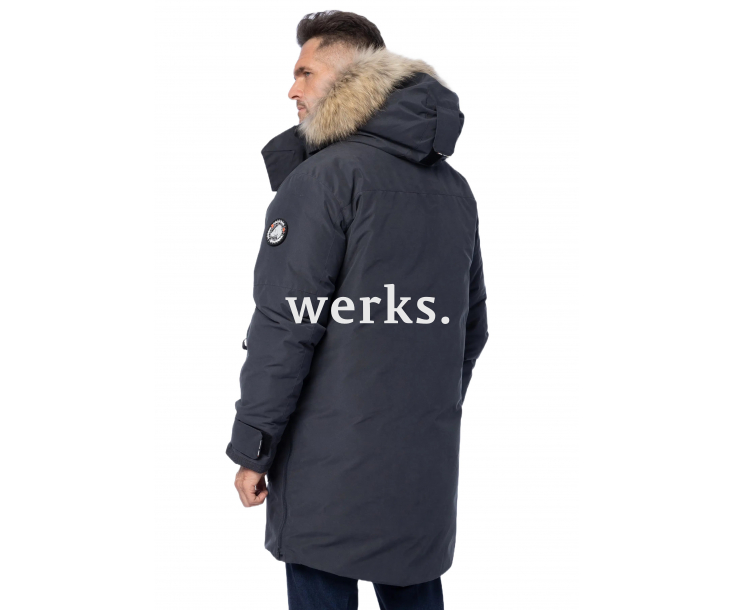 Зимняя пуховая куртка-парка Brodeks KW233 т.серый (XXXL)