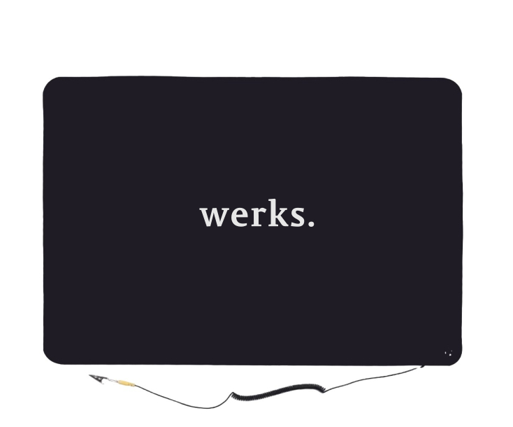 Коврик антистатический 50х70 см с заземлением KS-86596