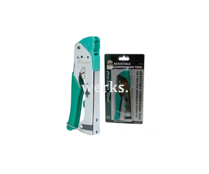 Кримпер для аудио/видео/ТВ разъемов ProsKit CP-313