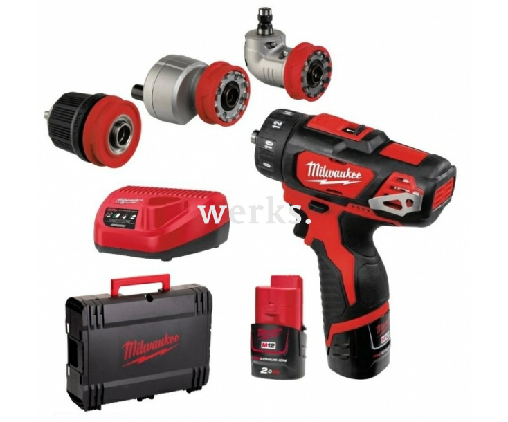 Дрель Milwaukee M12 BDDXKIT-202C (4933447836)