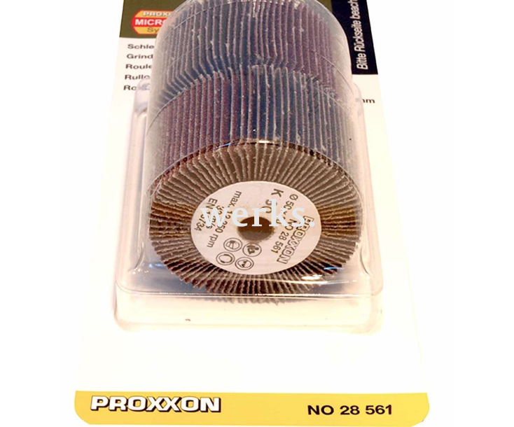 Валец шлифовальный веерный Ø 50 мм K80 Proxxon 28561 2 шт.