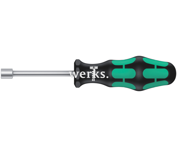 Отвертка-торцовый ключ HEX Wera Kraftform 395 HO WE-029466 13.0 x 90 для винтов с шестигранной головкой
