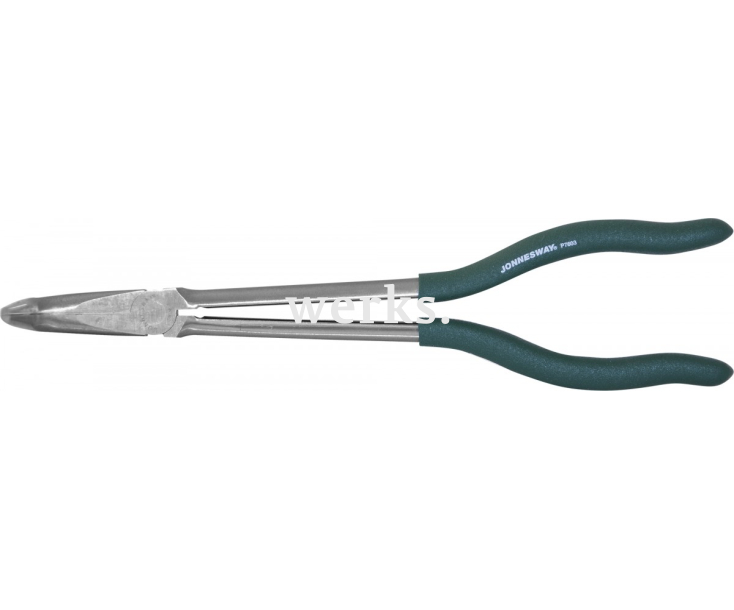 Длинногубцы удлиненные изогнутые 90° 280 мм Jonnesway P7603