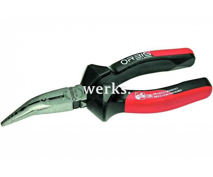 Плоскогубцы многофункциональные изогнутые с режущими губками 160 мм Orbis 16-160/20RR