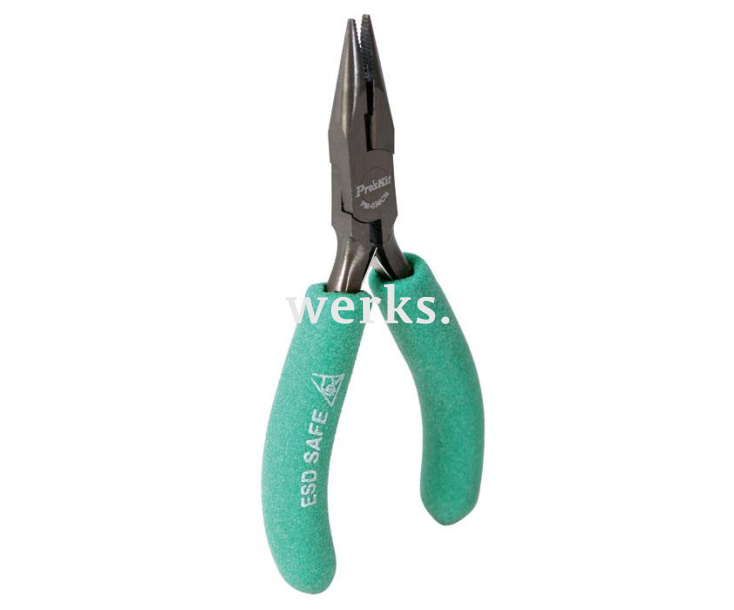 Длинногубцы прецизионные антистатические Proskit PM-036CN