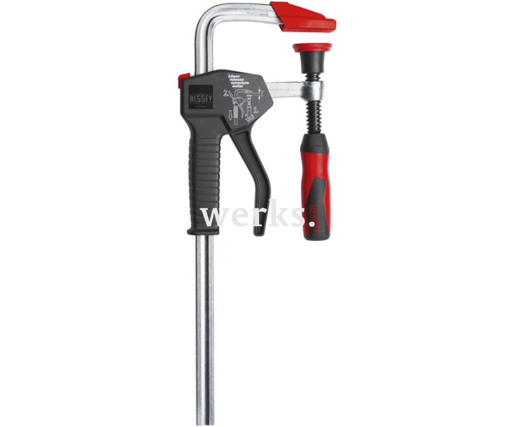 Струбцина для работы одной рукой EHZ с двухкомпонентной рукояткой из пластика Bessey BE-EHZ60-2K