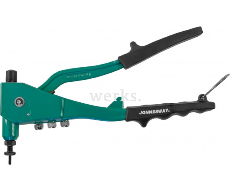 Заклепочник ручной универсальный для вытяжных и резьбовых заклепок 2.4-4.8, М3,М4,М5,М6 Jonnesway V1102