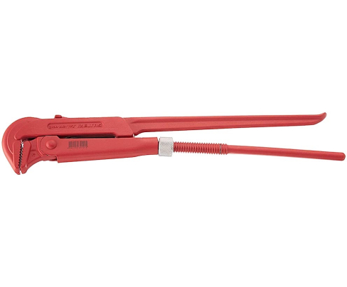 Ключ трубный рычажный 585 мм 2" с изгибом зева 85° Izeltas 2201100020