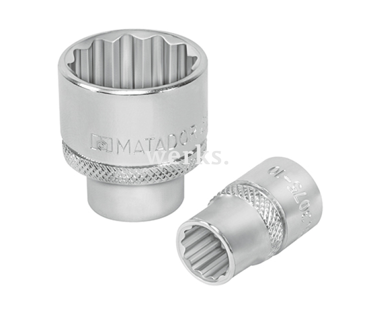 Торцевая головка 12-гранная 30 мм 1/2" Matador 40751300
