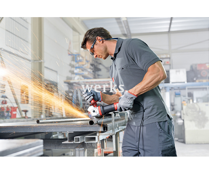 Угловая шлифовальная машина 1700 Вт 125 мм LB 17-11 125 Flex 447625 с тормозом