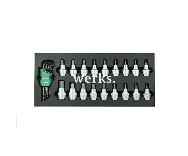 Набор торцевых головок с трещоткой Padre 231400000